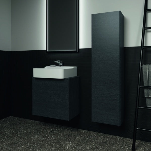 Ideal Standard Conca Waschtischunterschrank Eiche geflammt 602 mm mit Auszug und Push-Open