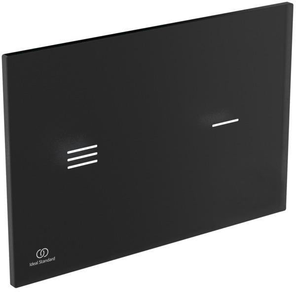 IDEAL STANDARD IS Sensor-Betätigungsplatte NT1 Symfo, Schwarz – Elektronische WC-Betätigung mit Frontbeleuchtung