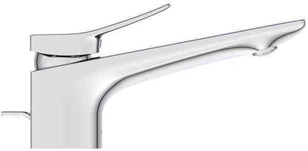 Ideal Standard Conca Waschtischarmatur Brushed Gold mit Ablaufgarnitur 132mm Ausladung