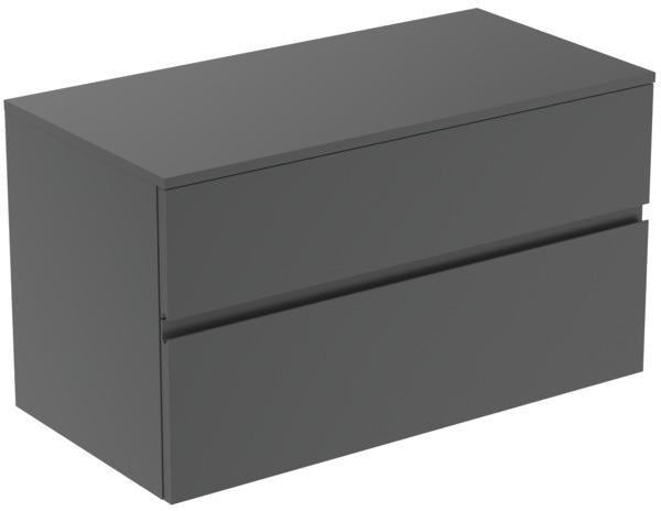 Ideal Standard Finesse Waschtischunterschrank 1002 mm, 2 Auszüge, Greige Matt, Wandhängend