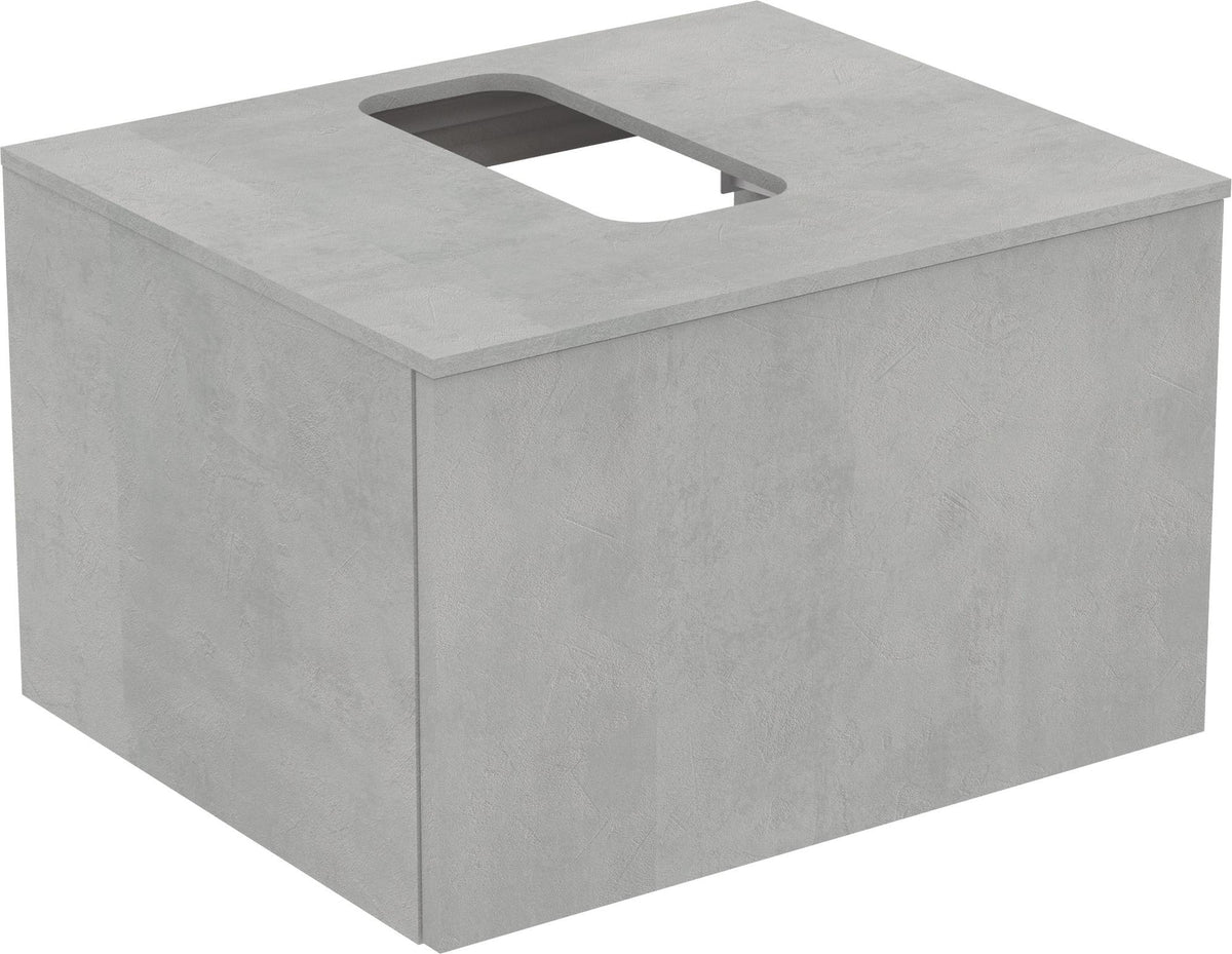 IDEAL STANDARD Adapto Waschtisch-Unterschrank 600 mm Pinie hell mit 1 Auszug, wandhängend