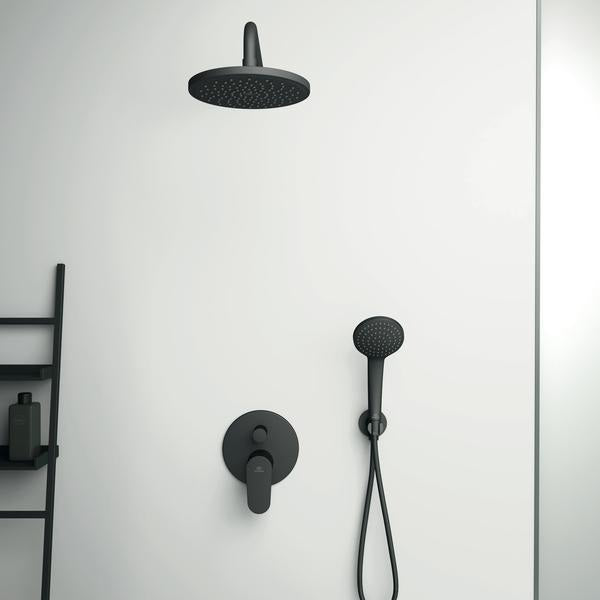 Ideal Standard Idealrain Funktionshandbrause 100 mm Silk Black mit Antikalksystem