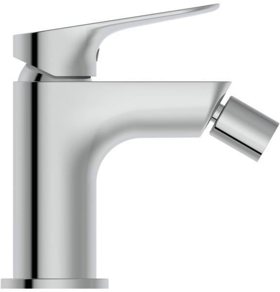 Ideal Standard Ceralife O Bidetarmatur mit Push-Open Ventil, BlueStart, Chrom, 95 mm