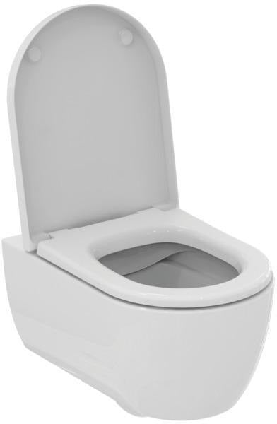Ideal Standard Blend Curve Wand-WC-Paket randlos mit SoftClosing WC-Sitz 360x540x375mm Weiß