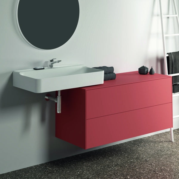 Ideal Standard WT-Unterschrank Conca 1202 mm, 2 Auszüge, Push-Open, Softclose, Weiß Matt