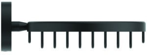 Ideal Standard IOM Seifenkorb Silk Black – Wandhängend, Messing, verdeckte Befestigung