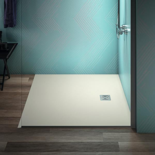 Ideal Standard Ultra Flat S+ Quadrat-Brausewanne 1200x1200mm Mineralguss Weiß Matt