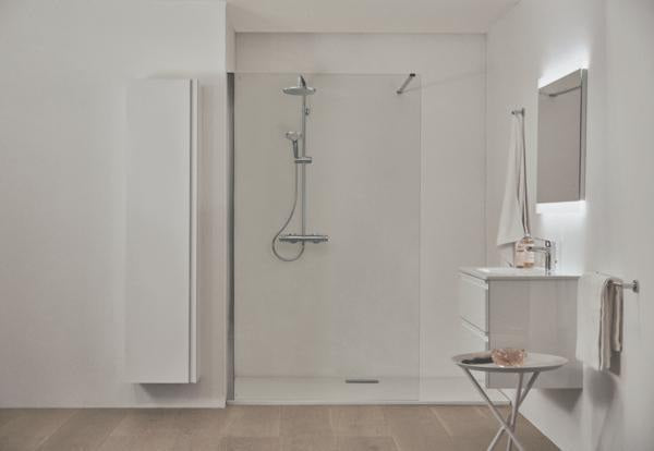 Ideal Standard Duschsystem Ceratherm T25 mit Brausethermostat, Kopf- und Handbrause, Chrom