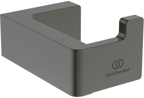 Ideal Standard Handtuchhaken Conca Cube eckig in Brushed Gold – Wandmontage mit verdeckter Befestigung