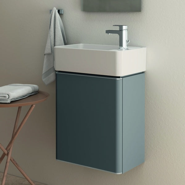 Ideal Standard Adapto Handwaschbecken-Unterschrank 427 mm, 1 Tür, anthrazit matt – wandhängend