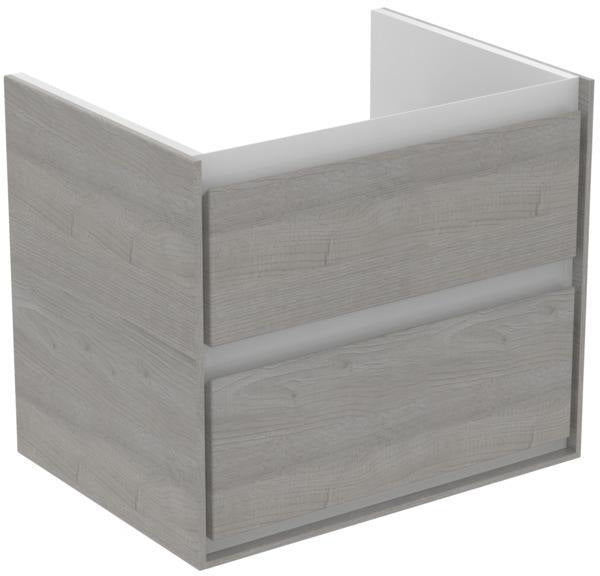 IDEAL STANDARD Connect Air Waschtischunterschrank 600 mm, 2 Auszüge, Weiß Glanz/Matt