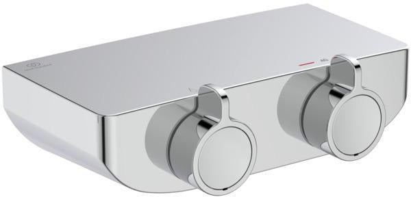 IDEAL STANDARD Ceraplus Safe OX Brausekombination mit Thermostat in Chrom – 600 mm Duschstange