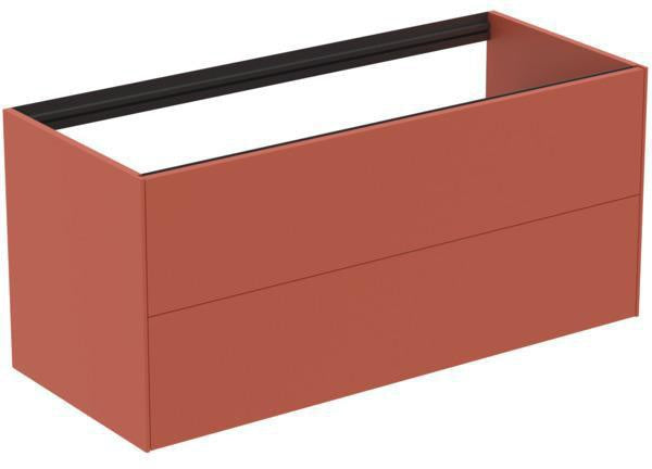 IDEAL STANDARD Conca WT-Unterschrank 1200 mm, 2 Auszüge, Push-Open, Weiß