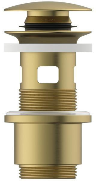 IDEAL STANDARD Push-Open Ventil für Waschtisch mit Überlauf – Brushed Gold