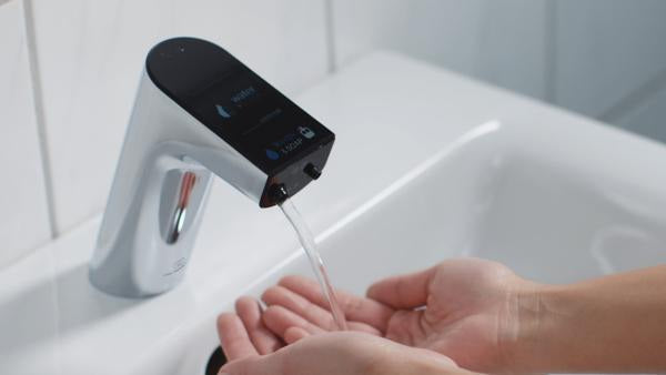 Ideal Standard Intellimix Sensor-Waschtischarmatur mit Seifenspender, Chrom – berührungslose Steuerung
