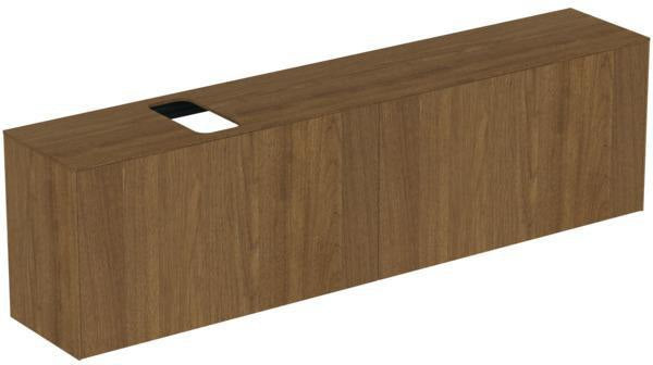 Ideal Standard Conca Waschtischunterschrank 1987 mm, 2 Auszüge, Push-Open, Weiß