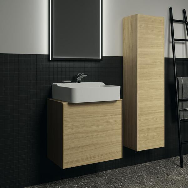 Ideal Standard Conca Waschtischunterschrank Eiche geflammt 602 mm mit Auszug und Push-Open