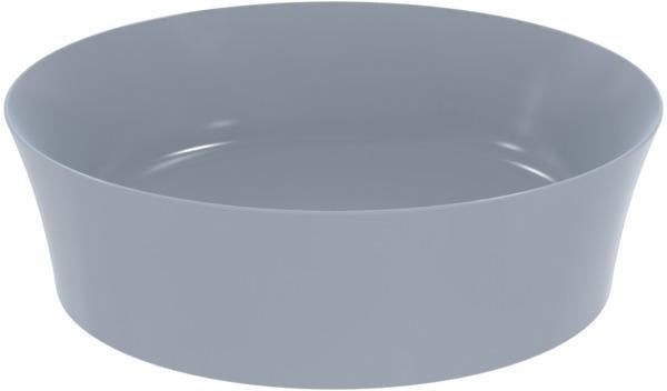 Ideal Standard Ipalyss Aufsatzwaschtisch 400x400mm Seidenweiß ohne Hahnloch ohne Überlauf