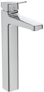 Ideal Standard Ceraplan H250 Waschtischarmatur mit Ablaufgarnitur, 138 mm Ausladung, Chrom