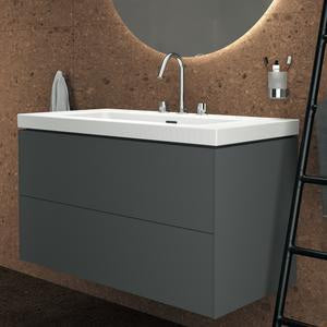 Ideal Standard Extra Möbelwaschtisch 1010 mm, 3 Hahnlöcher, mit Überlauf, Weiß