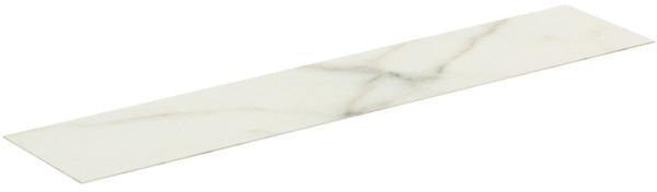 Ideal Standard Waschtischplatte Conca aus Keramik 2385x505x6mm Marmor Calacatta