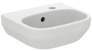 Ideal Standard i.life A Handwaschbecken 350x300x115mm Weiß, 1 Hahnloch rechts, mit Überlauf