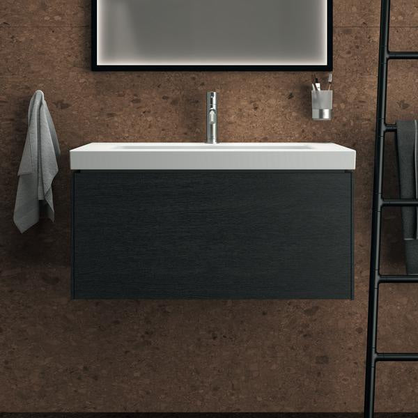 Ideal Standard Joy Waschtischarmatur Brushed Gold mit Ablaufgarnitur, 110 mm Ausladung