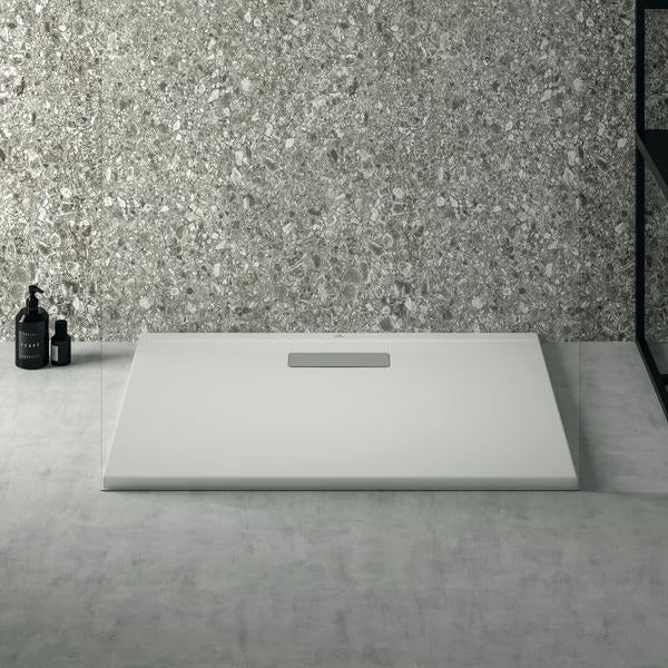 IDEAL STANDARD Rechteck-Brausewanne Ultra Flat New 900x700x25 mm Weiß – bodenebener Einbau