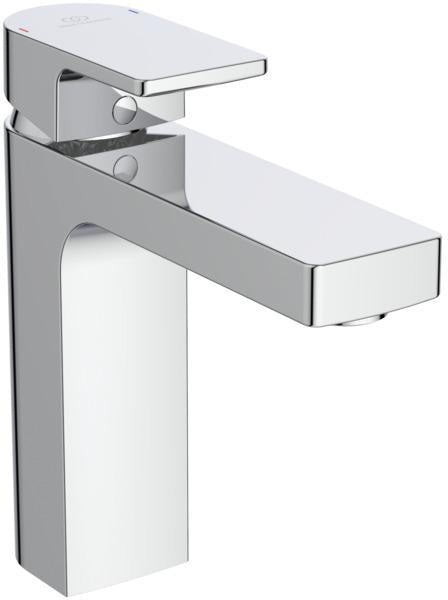 Ideal Standard Edge Waschtischarmatur mit Ablaufgarnitur, 5 l/min, Chrom