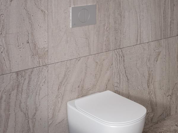 IDEAL STANDARD Oleas M5 Betätigungsplatte Schwarz – Mechanische 2-Mengen-Spültechnik