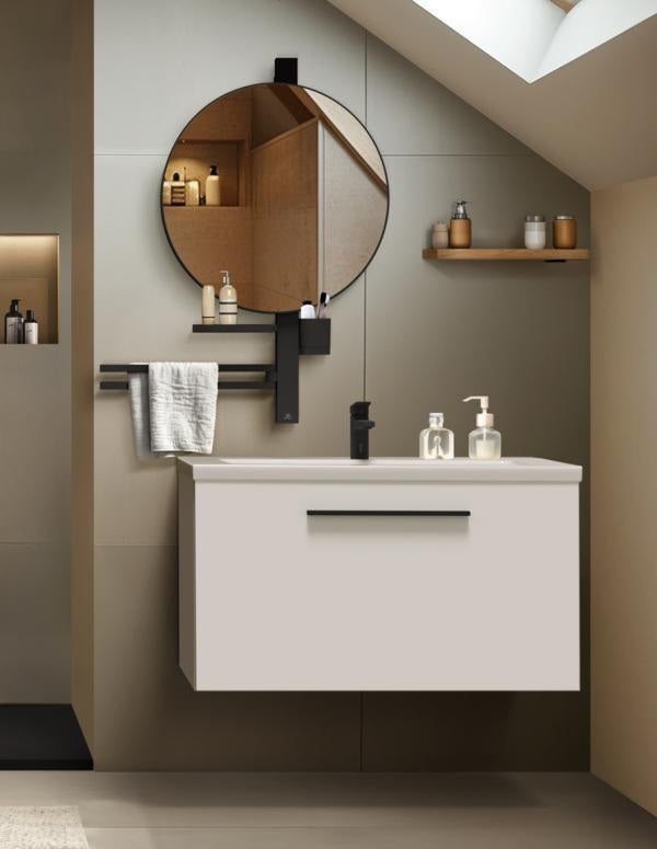 Ideal Standard i.life S Möbelwaschtisch 810 mm, 1 Hahnloch, mit Überlauf, Weiß