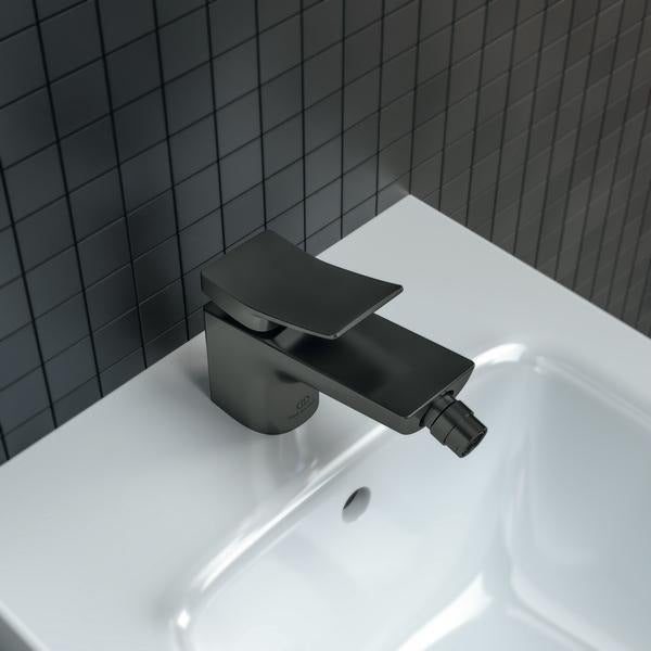 Ideal Standard Bidetarmatur Conca 133 mm mit Ablaufgarnitur Brushed Gold