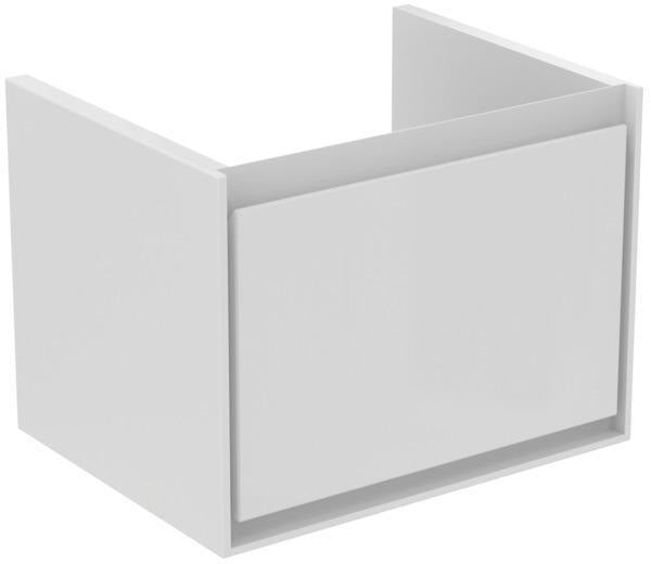 IDEAL STANDARD Connect Air Waschtischunterschrank 530 mm, 1 Auszug, Weiß glänzend/matt