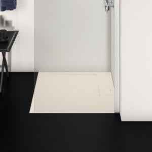 Ideal Standard Ultra Flat S i.life Quadrat-Brausewanne 700x700x30 mm Carraraweiß – Mineralguss mit Rutschhemmung