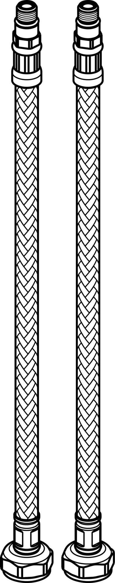 Ideal Standard Flexschlauch M8x1-G3/8I-D4,7/11,5-DN6X500 – Brauseschlauch für Duschsysteme
