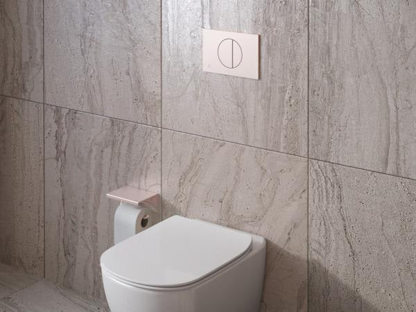 Ideal Standard Alu+ Papierrollenhalter mit Klappe – Wandmontage, Aluminium, Rose