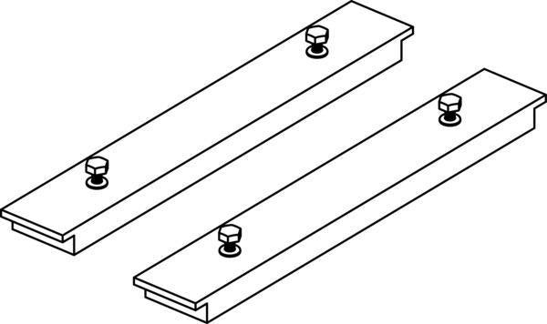 Ideal Standard Träger-Set Conca kurz für Waschtischplatte – Sanitär-Zubehör