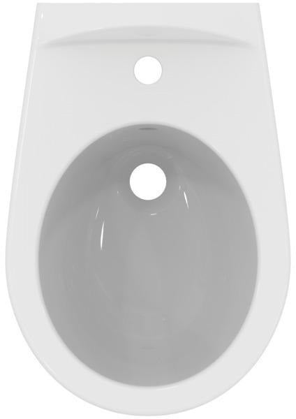 Ideal Standard Wandbidet Eurovit, 1 Hahnloch, 360x520x350mm, Weiß