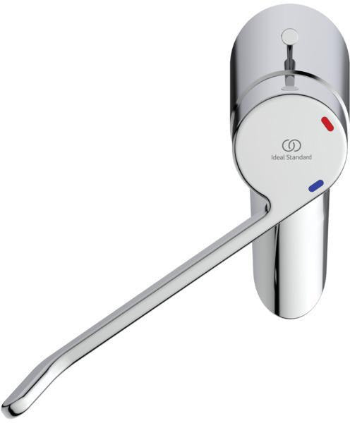 Ideal Standard Ceraplus WT-Sicherheitsarmatur Chrom 109 mm mit Ablaufgarnitur