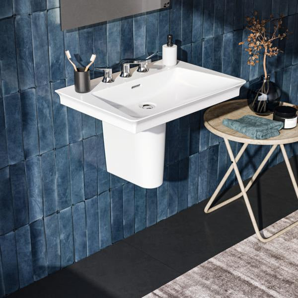 Ideal Standard Möbelwaschtisch La Dolce Vita 660 mm, 3 Hahnlöcher, mit Überlauf, Weiß