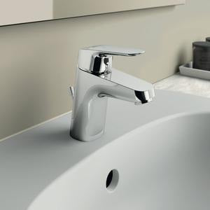 Ideal Standard Ceraflex Waschtischarmatur Chrom 101 mm mit Ablaufgarnitur und BlueStart