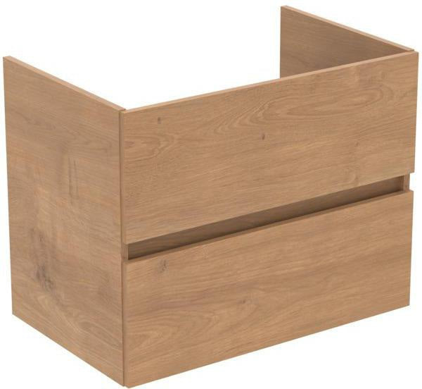 IDEAL STANDARD Waschtischunterschrank Eurovit+ 700 mm mit 2 Softclose-Auszügen in Grau
