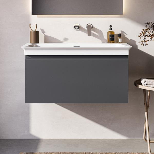 Ideal Standard La Dolce Vita Möbelwaschtisch 860 mm ohne Hahnloch mit Überlauf Weiß