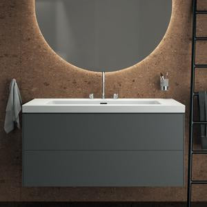 IDEAL STANDARD Extra Möbelwaschtisch 1210 mm, 3 Hahnlöcher, mit Überlauf, Weiß