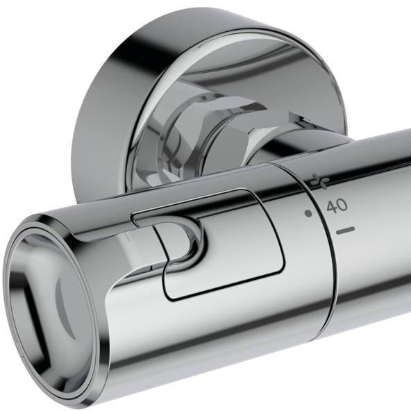 Ideal Standard Duschsystem Ceratherm T50 mit Brausethermostat und 1750 mm Schlauch in Chrom