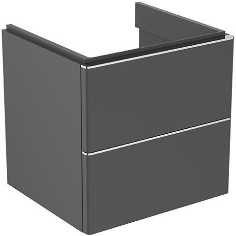 IDEAL STANDARD Adapto Schubladenfront 510 mm unten, Anthrazit matt – für Waschtischunterschrank