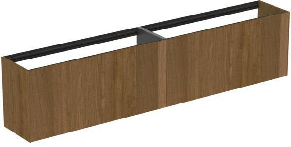 Ideal Standard WT-Unterschrank Conca, 2 Auszüge, Weiß, 2385x373x540mm, ohne Platte