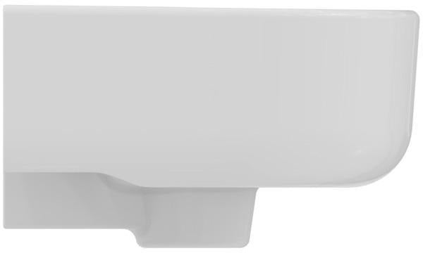 Ideal Standard Handwaschbecken Connect Arc, 350x260x155 mm, 1 Hahnloch rechts, mit Überlauf, Weiß