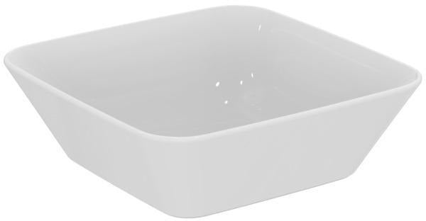 Ideal Standard Connect Air Aufsatzwaschtisch 400x400x135 mm Weiß, quadratisch, ohne Hahnloch & Überlauf