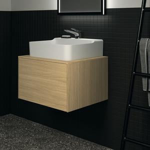 Ideal Standard Conca WT-Unterschrank 602 mm, 1 Auszug, Push-Open, Softclose, Weiß matt